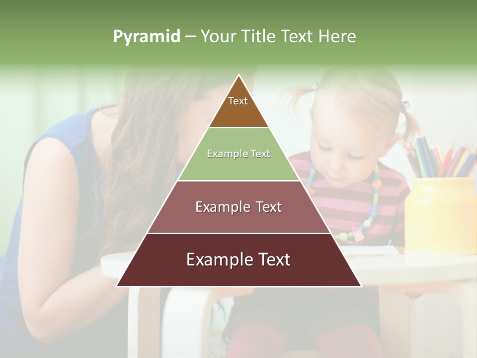 Selling Model Garden PowerPoint Template