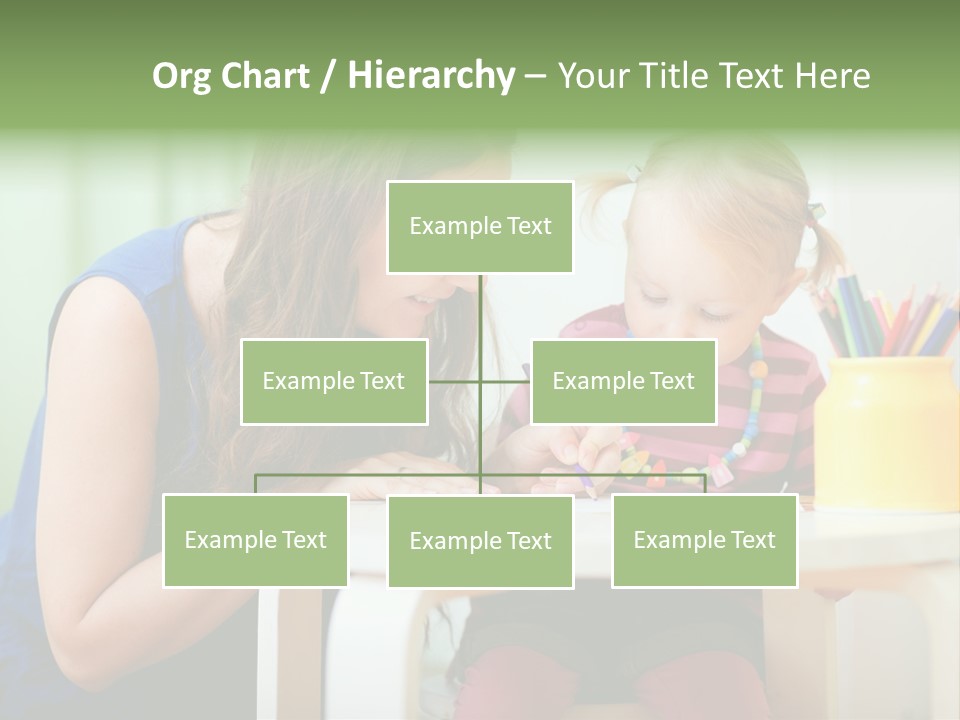 Selling Model Garden PowerPoint Template