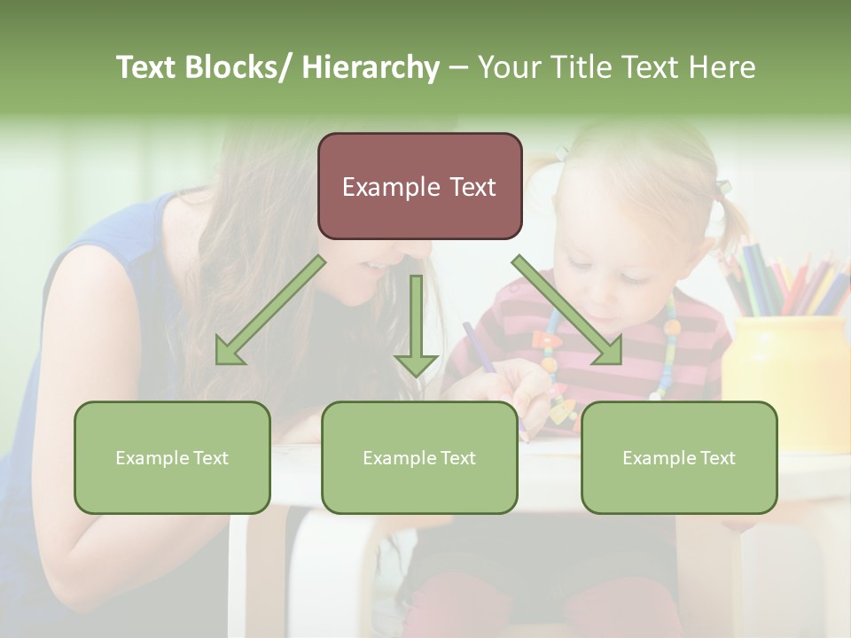 Selling Model Garden PowerPoint Template