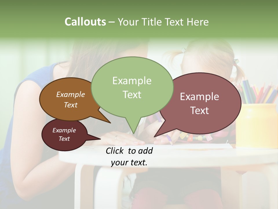 Selling Model Garden PowerPoint Template