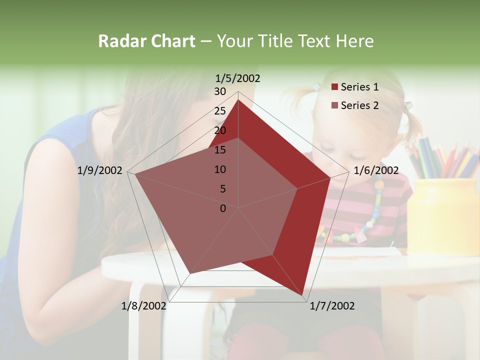 Selling Model Garden PowerPoint Template