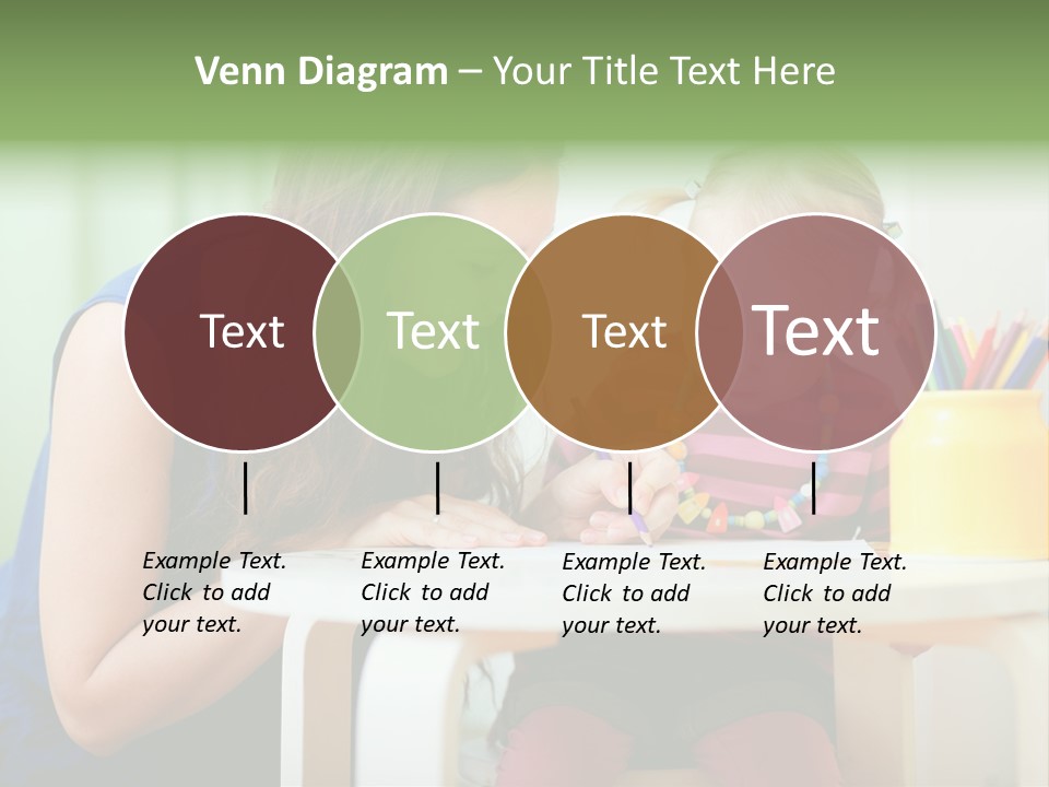 Selling Model Garden PowerPoint Template