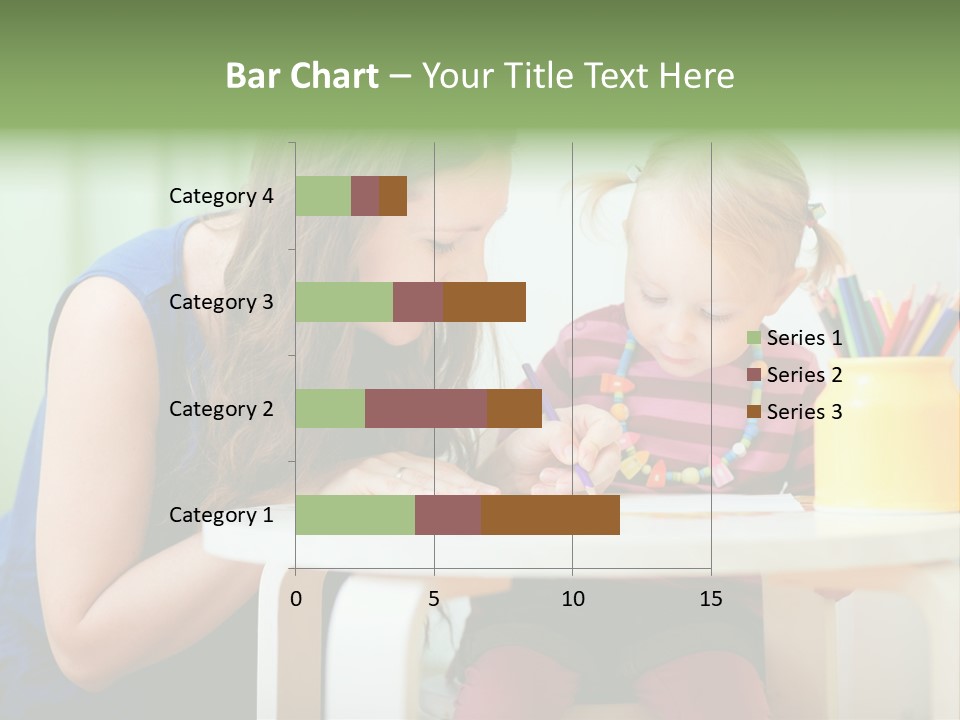 Selling Model Garden PowerPoint Template