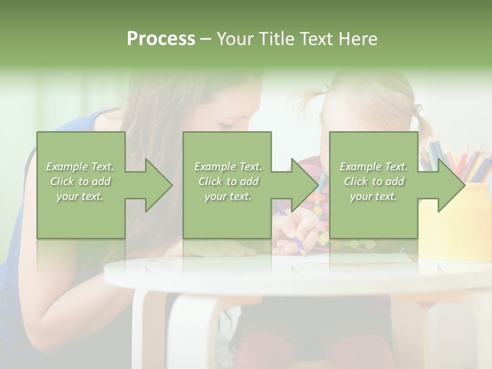 Selling Model Garden PowerPoint Template