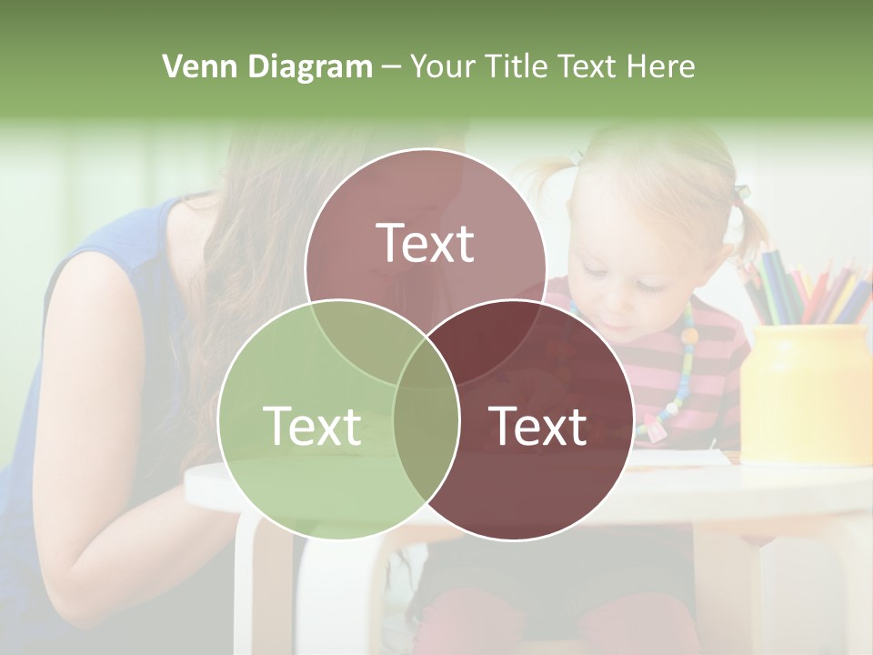 Selling Model Garden PowerPoint Template