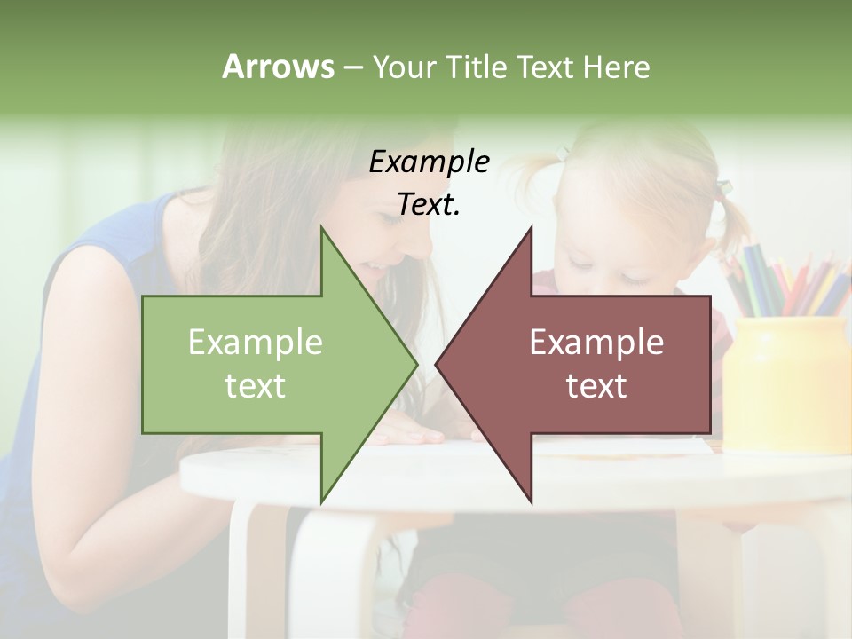 Selling Model Garden PowerPoint Template