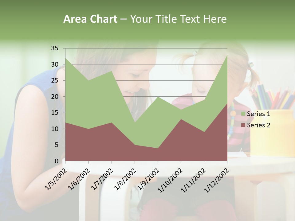 Selling Model Garden PowerPoint Template