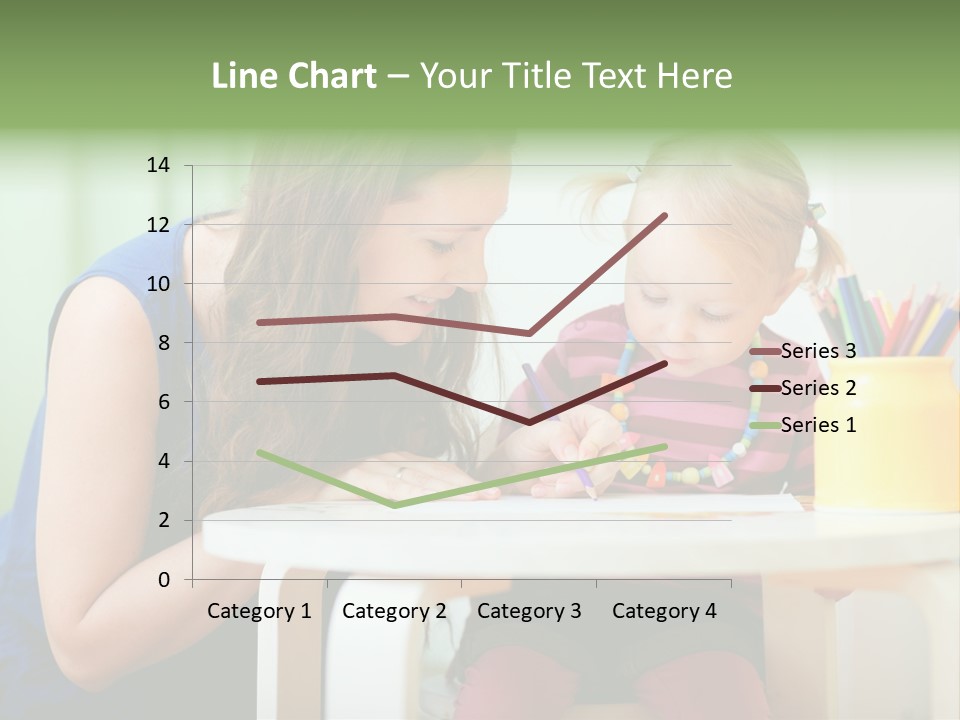 Selling Model Garden PowerPoint Template