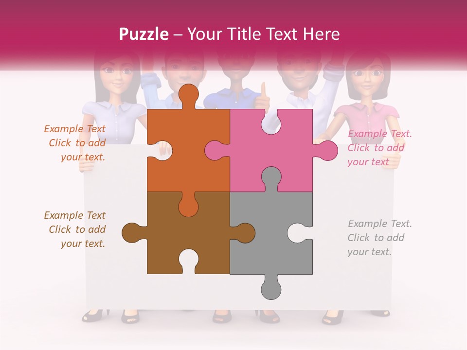 Human Hand Architecture Leaf PowerPoint Template