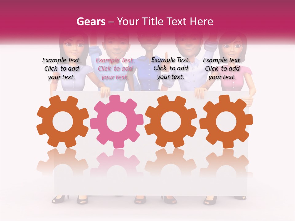 Human Hand Architecture Leaf PowerPoint Template