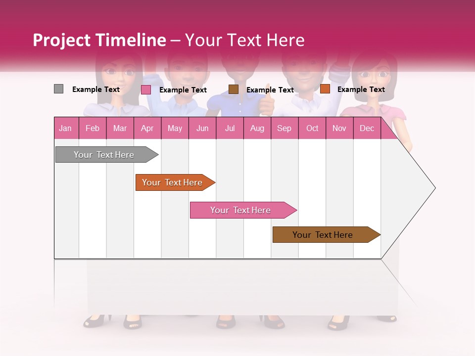 Human Hand Architecture Leaf PowerPoint Template