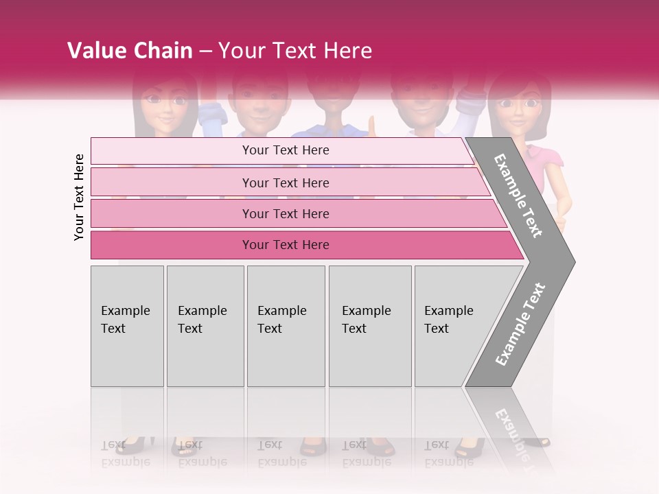 Human Hand Architecture Leaf PowerPoint Template