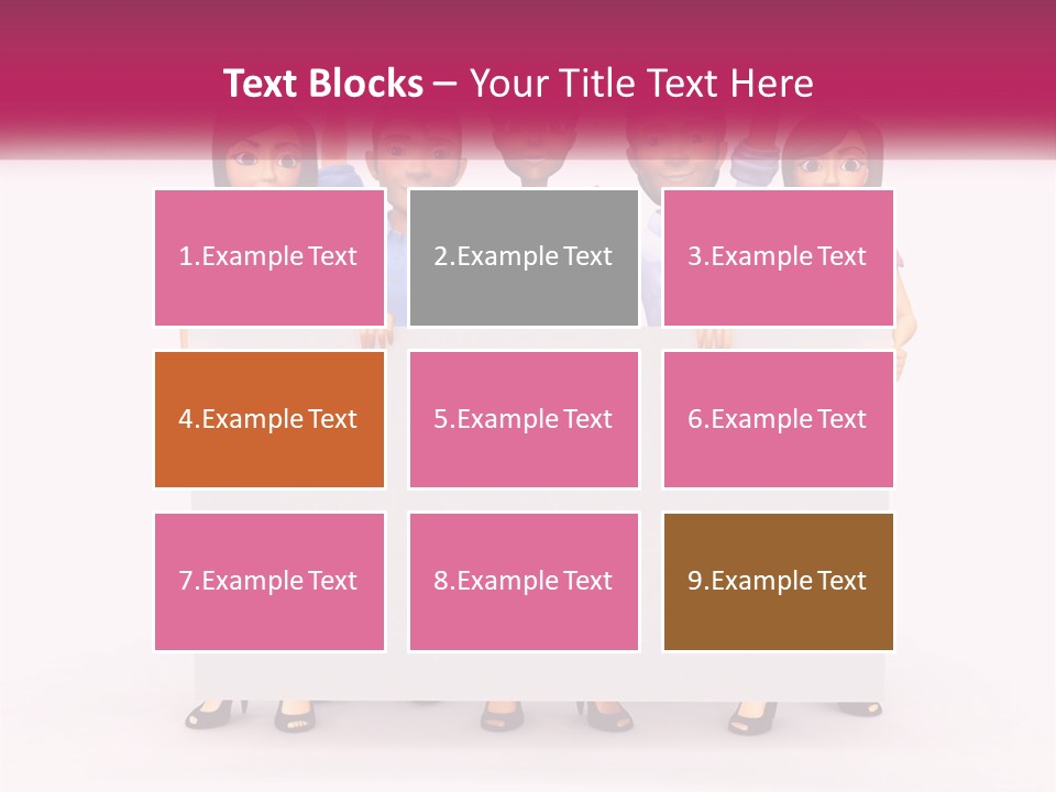 Human Hand Architecture Leaf PowerPoint Template