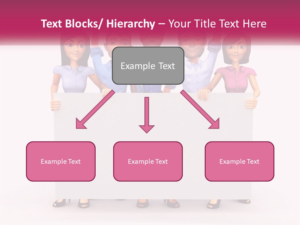 Human Hand Architecture Leaf PowerPoint Template