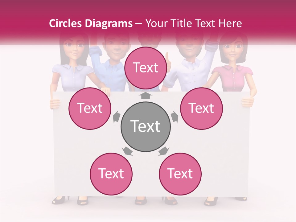 Human Hand Architecture Leaf PowerPoint Template