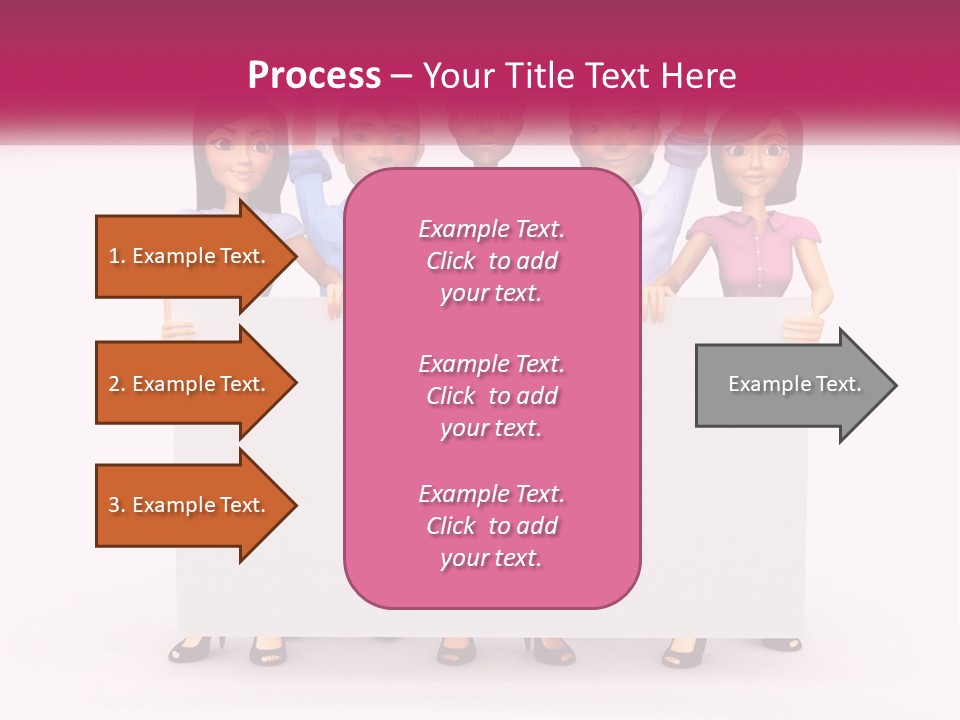 Human Hand Architecture Leaf PowerPoint Template