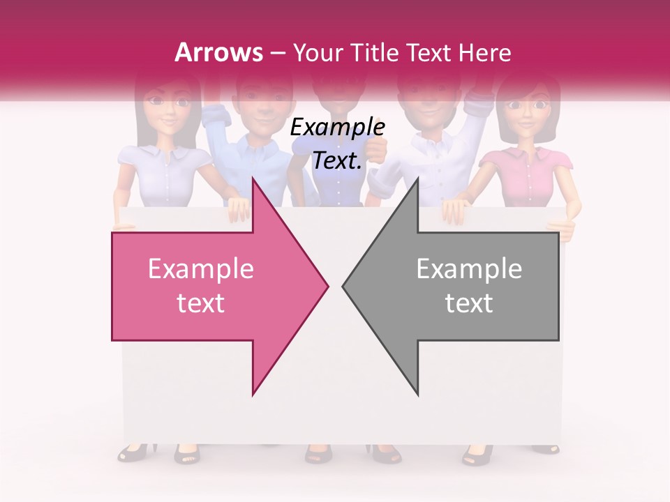 Human Hand Architecture Leaf PowerPoint Template