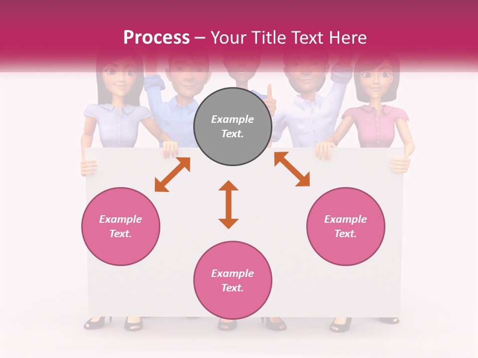 Human Hand Architecture Leaf PowerPoint Template