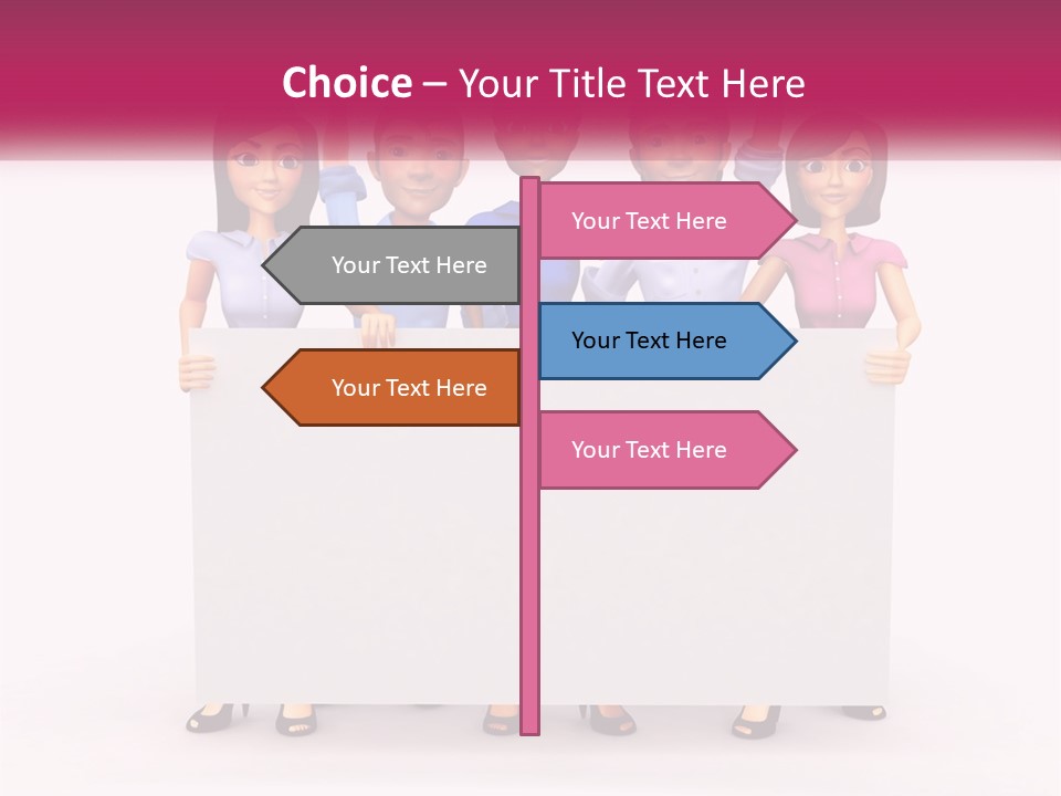 Human Hand Architecture Leaf PowerPoint Template