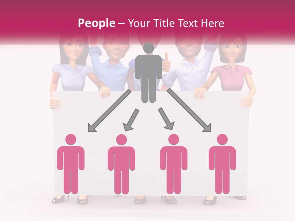 Human Hand Architecture Leaf PowerPoint Template