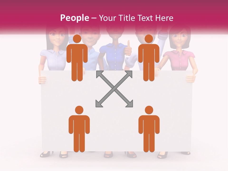 Human Hand Architecture Leaf PowerPoint Template