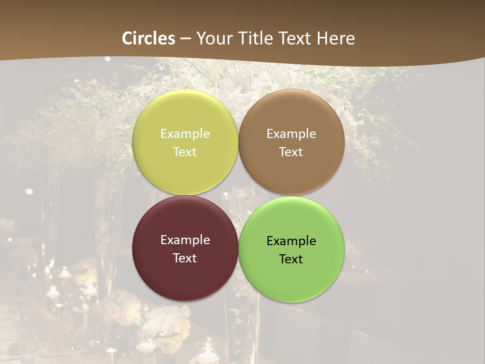 Human Hand Purchase House PowerPoint Template