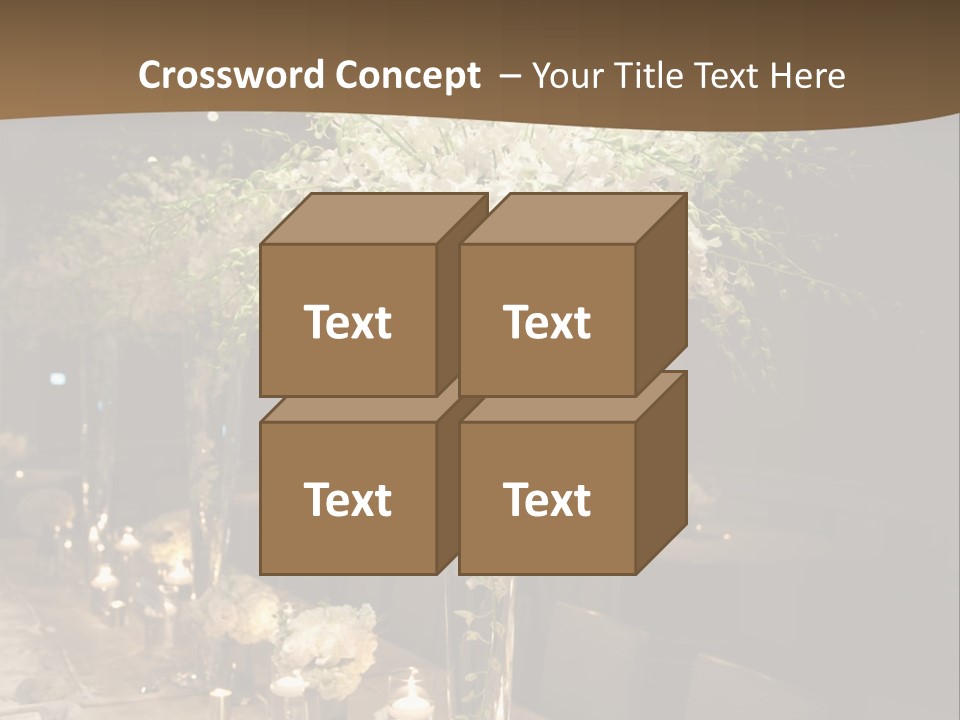 Human Hand Purchase House PowerPoint Template