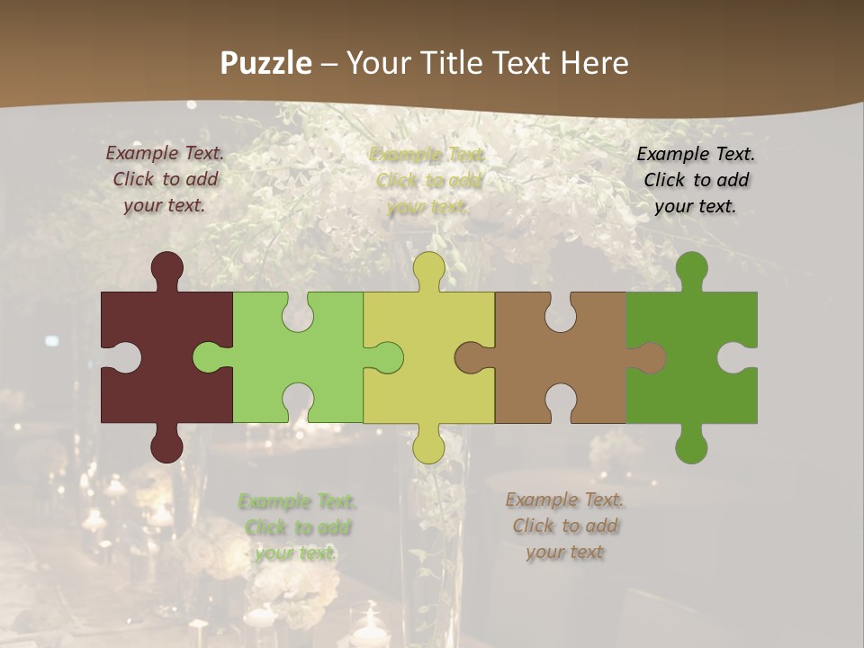 Human Hand Purchase House PowerPoint Template