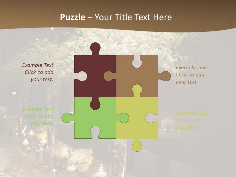 Human Hand Purchase House PowerPoint Template