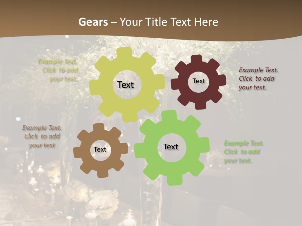 Human Hand Purchase House PowerPoint Template