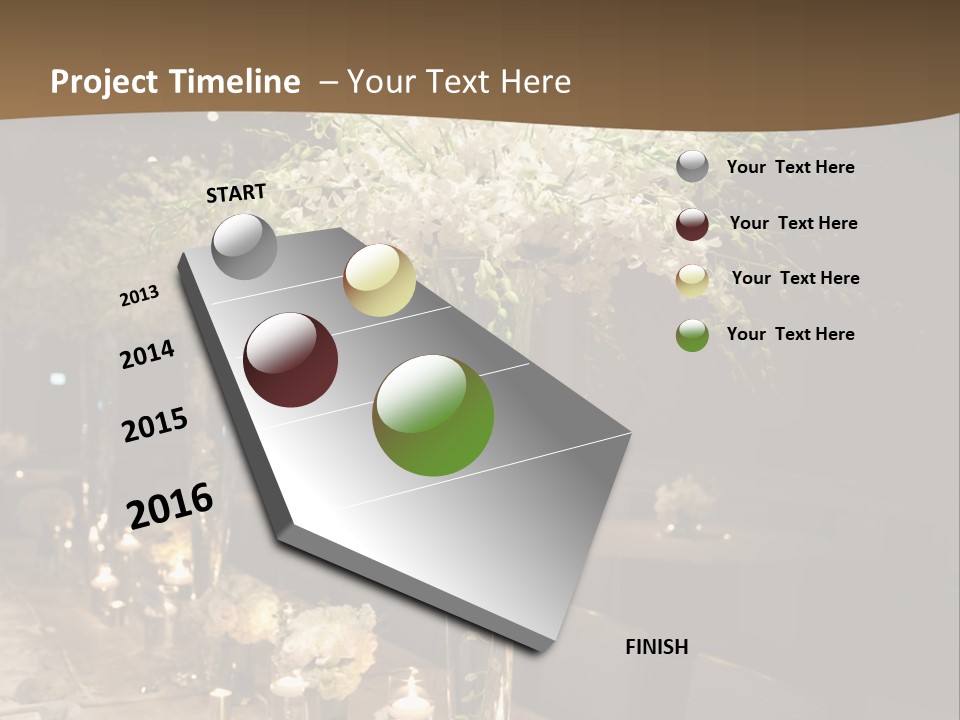 Human Hand Purchase House PowerPoint Template