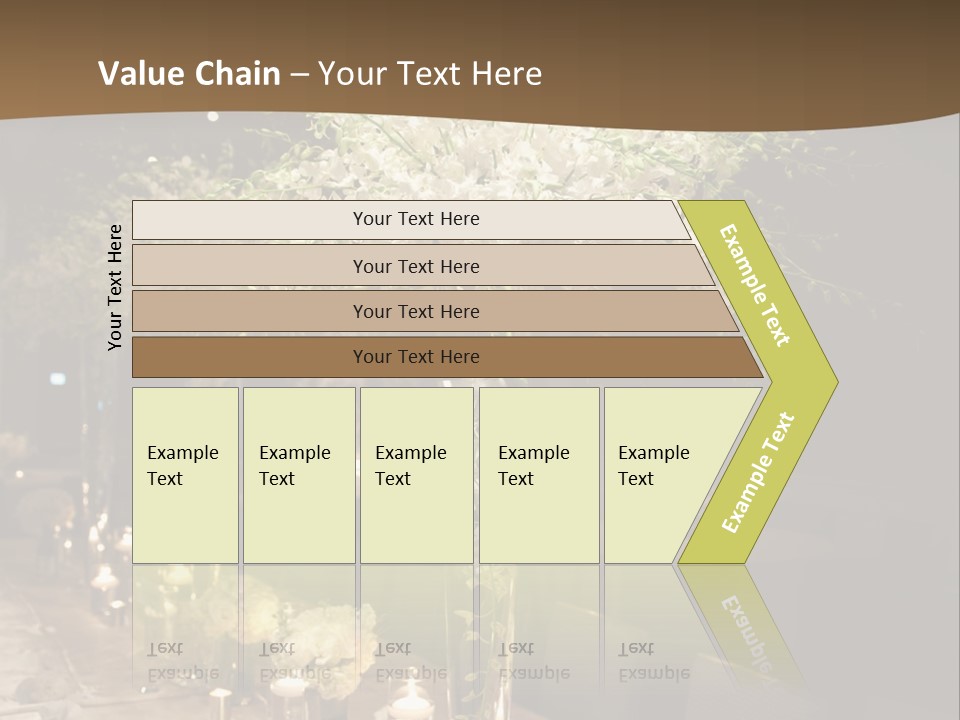 Human Hand Purchase House PowerPoint Template