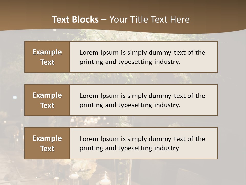 Human Hand Purchase House PowerPoint Template