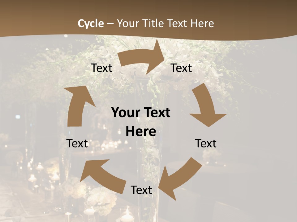 Human Hand Purchase House PowerPoint Template