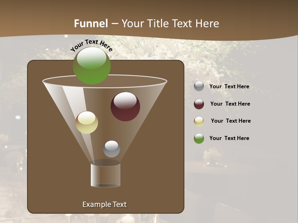 Human Hand Purchase House PowerPoint Template