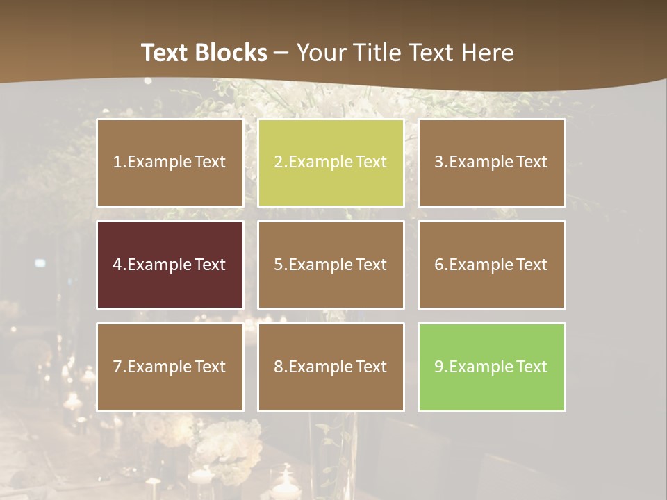 Human Hand Purchase House PowerPoint Template