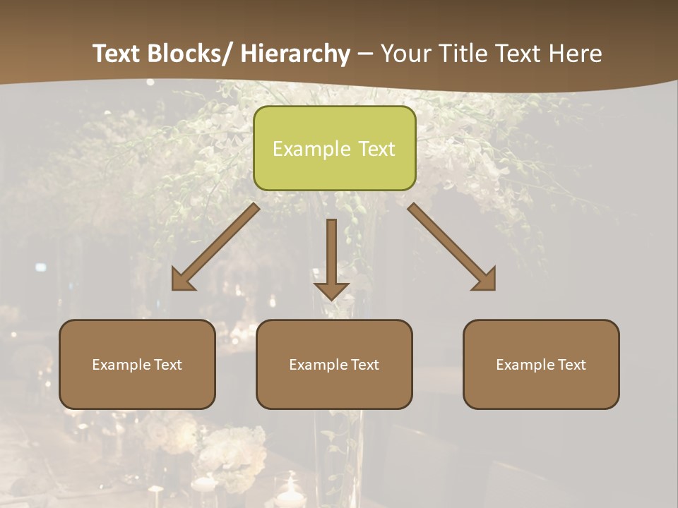 Human Hand Purchase House PowerPoint Template