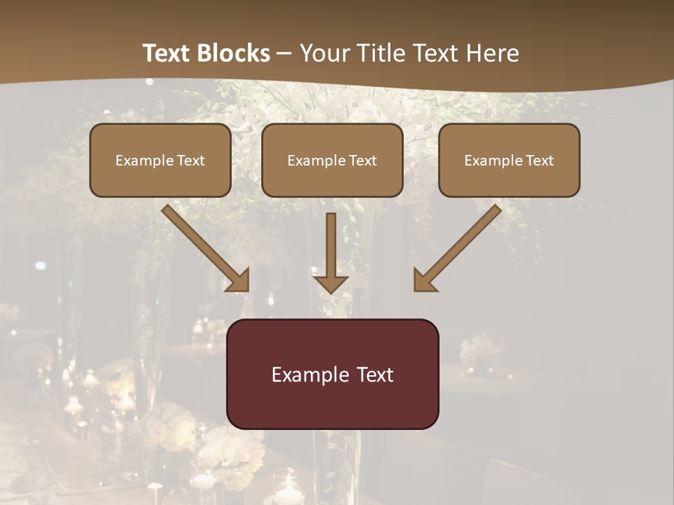 Human Hand Purchase House PowerPoint Template