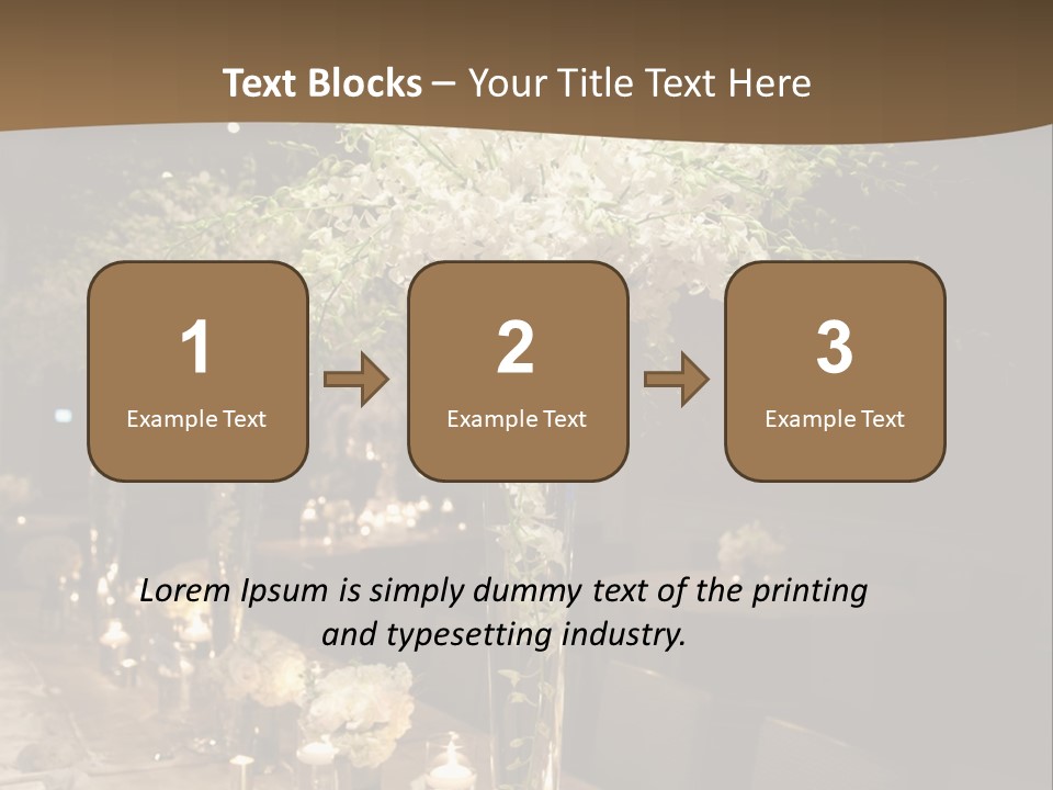 Human Hand Purchase House PowerPoint Template