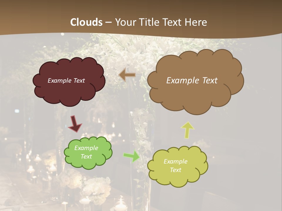 Human Hand Purchase House PowerPoint Template