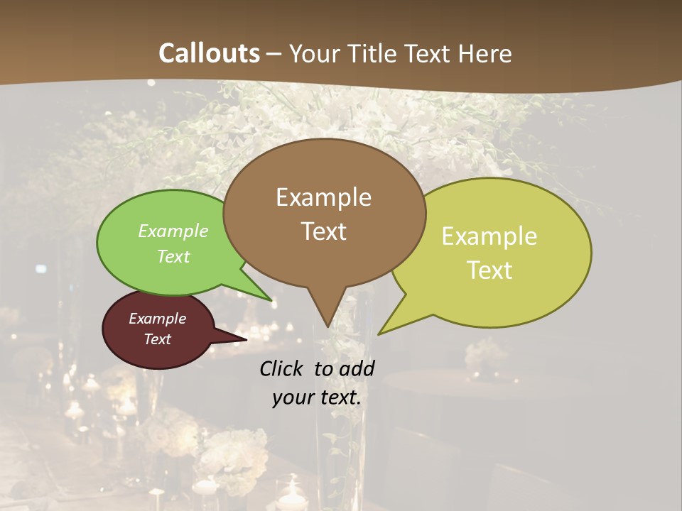 Human Hand Purchase House PowerPoint Template