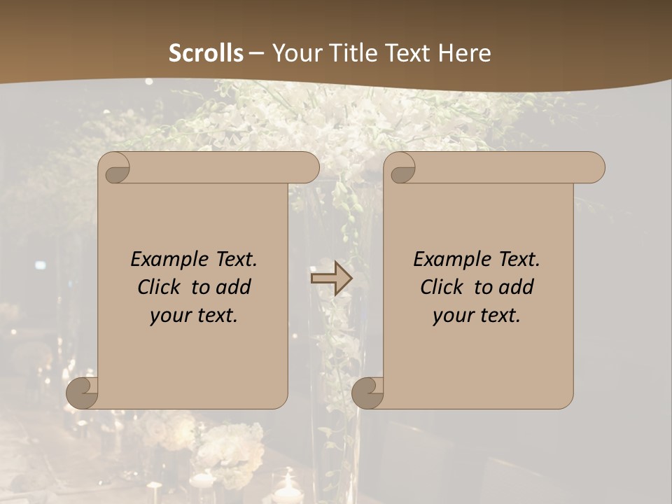Human Hand Purchase House PowerPoint Template