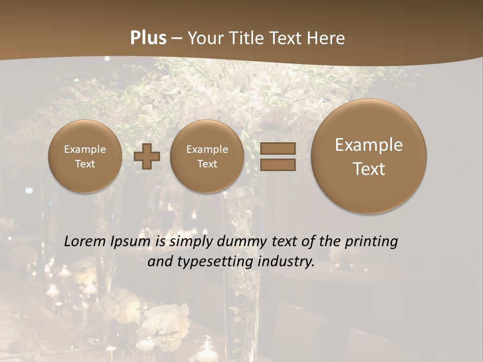 Human Hand Purchase House PowerPoint Template