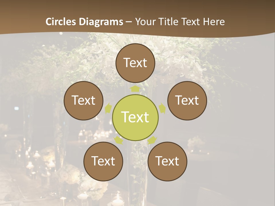 Human Hand Purchase House PowerPoint Template