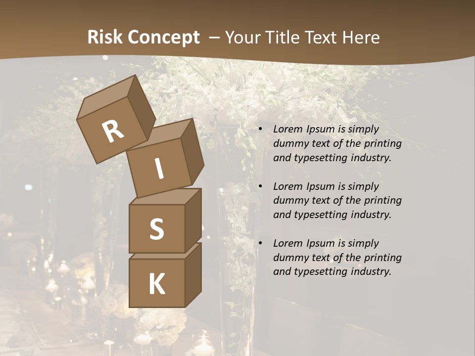 Human Hand Purchase House PowerPoint Template