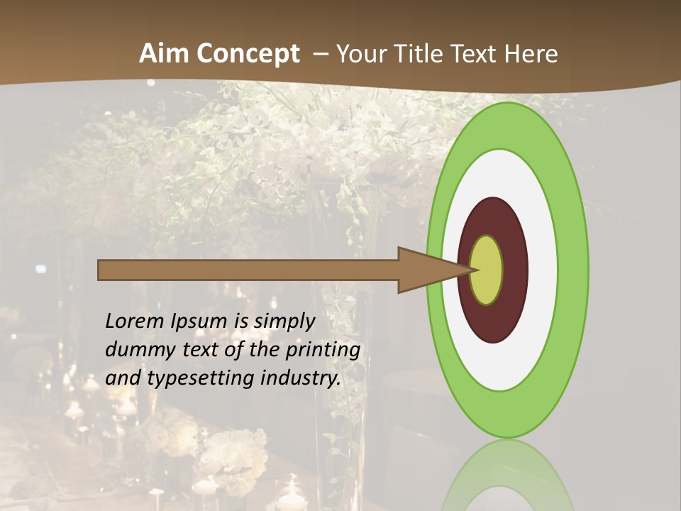 Human Hand Purchase House PowerPoint Template