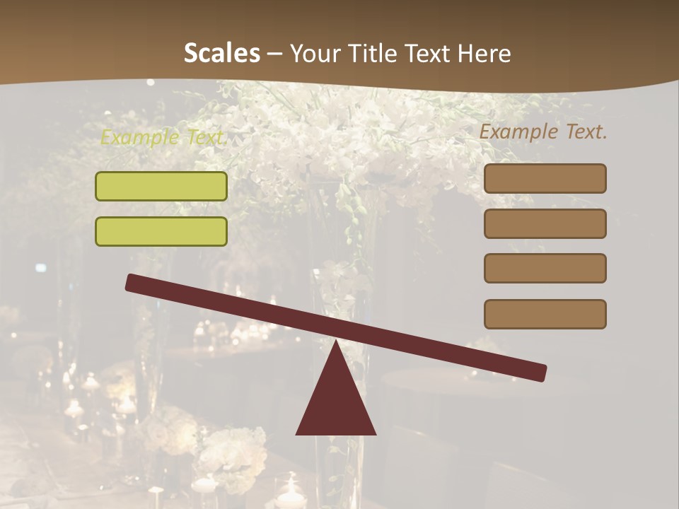 Human Hand Purchase House PowerPoint Template