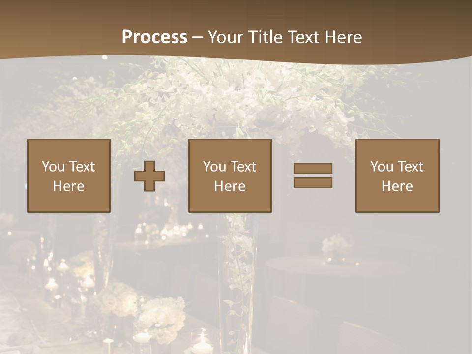 Human Hand Purchase House PowerPoint Template