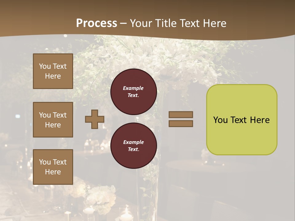 Human Hand Purchase House PowerPoint Template
