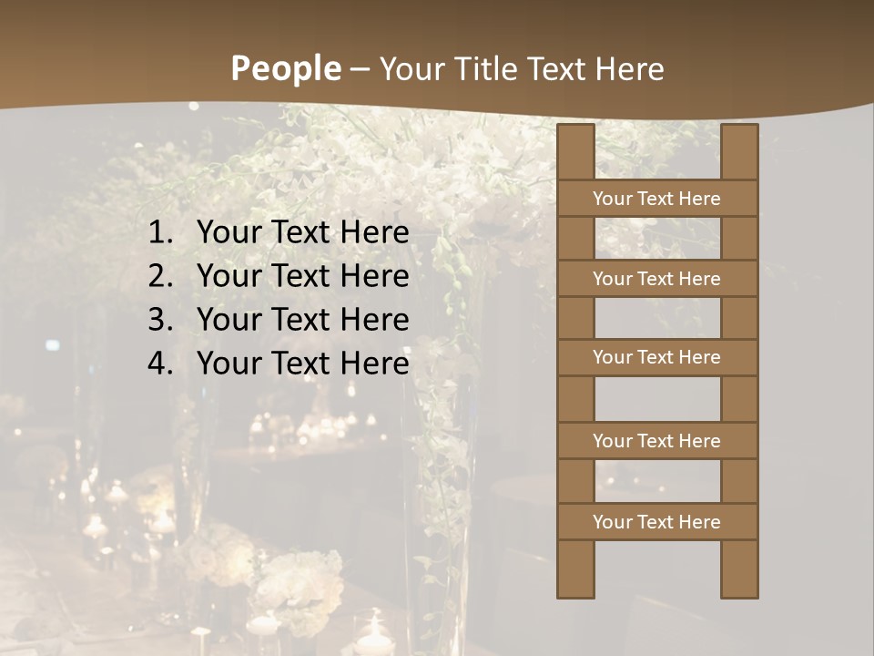 Human Hand Purchase House PowerPoint Template